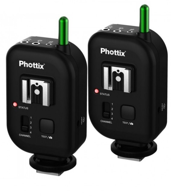 Phottix Atlas II 2.4GHz Flash Trigger two Transceiver set